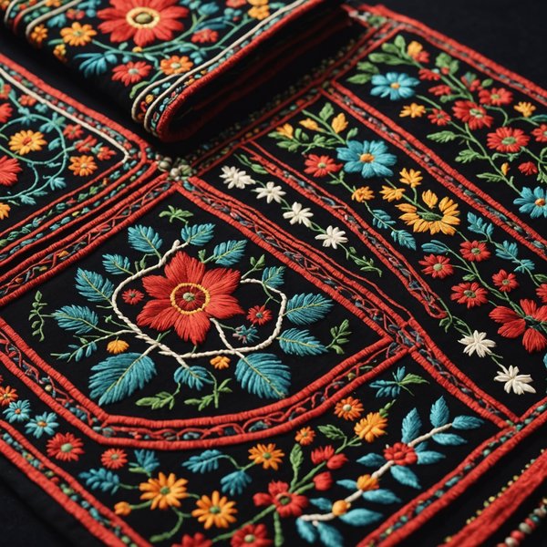 Comment les techniques de broderie des peuples nomades sont-elles préservées et enseignées ?